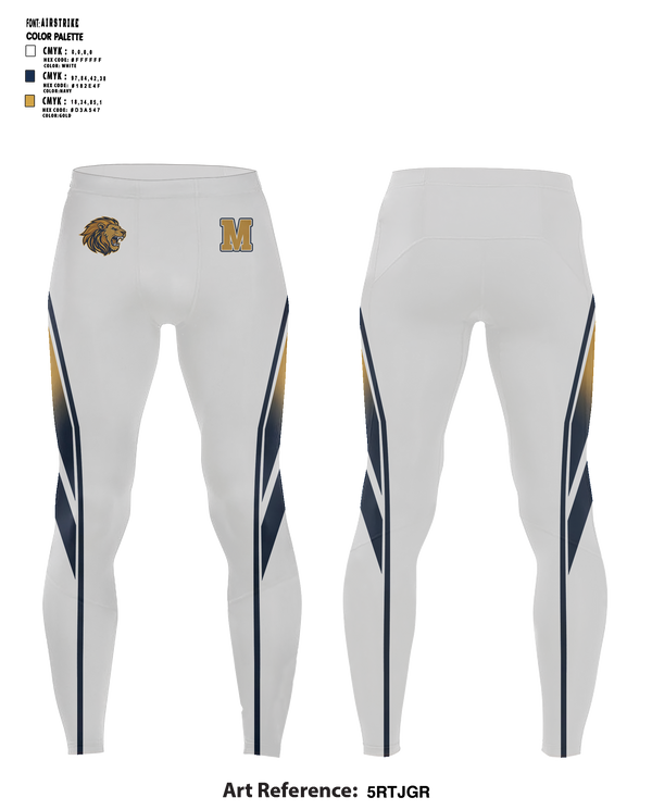 Meadowbrook Monarchs Compression Leggings - 1