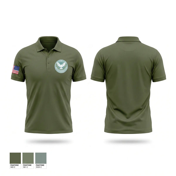 Short Sleeve Performance Polo, 82nd Airborne Division, Army, Teamtime, Team time, sublimation, custom sports apparel, team uniforms, spirit wear, spiritwear, sports uniforms, custom shirts, team store, custom team store, fundraiser sports, apparel fundraiser