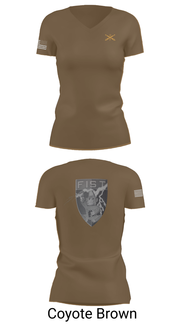 Womens Short Sleeve Vneck Shirt, HHB 113th FA / FIST, , Teamtime, Team time, sublimation, custom sports apparel, team uniforms, spirit wear, spiritwear, sports uniforms, custom shirts, team store, custom team store, fundraiser sports, apparel fundraiser