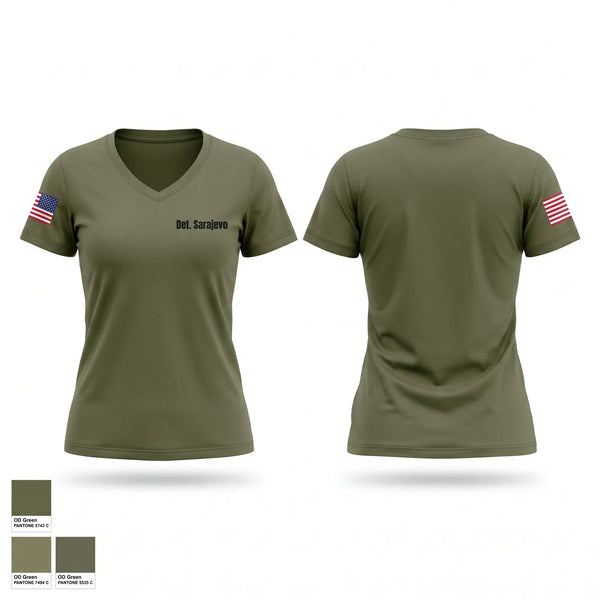 Womens Short Sleeve Vneck Shirt, Det Sarajevo, Marines, Teamtime, Team time, sublimation, custom sports apparel, team uniforms, spirit wear, spiritwear, sports uniforms, custom shirts, team store, custom team store, fundraiser sports, apparel fundraiser