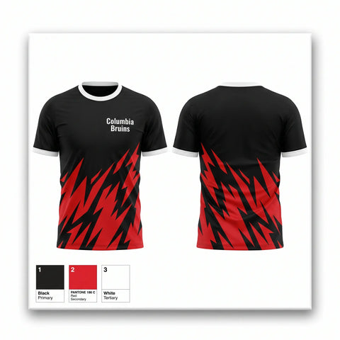 Short Sleeve Performance Shirt, Columbia Bruins, Cheer, Teamtime, Team time, sublimation, custom sports apparel, team uniforms, spirit wear, spiritwear, sports uniforms, custom shirts, team store, custom team store, fundraiser sports, apparel fundraiser