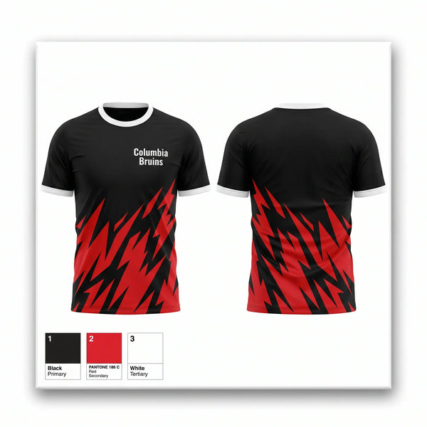 Short Sleeve Performance Shirt, Columbia Bruins, Cheer, Teamtime, Team time, sublimation, custom sports apparel, team uniforms, spirit wear, spiritwear, sports uniforms, custom shirts, team store, custom team store, fundraiser sports, apparel fundraiser