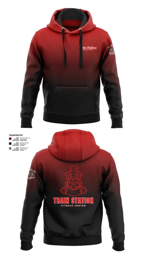 Hoodie, Train Station Fight Club, Spirit Store, Teamtime, Team time, sublimation, custom sports apparel, team uniforms, spirit wear, spiritwear, sports uniforms, custom shirts, team store, custom team store, fundraiser sports, apparel fundraiser