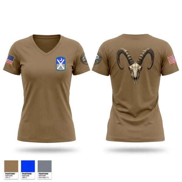 Womens Short Sleeve Vneck Shirt, I co 237th, Army, Teamtime, Team time, sublimation, custom sports apparel, team uniforms, spirit wear, spiritwear, sports uniforms, custom shirts, team store, custom team store, fundraiser sports, apparel fundraiser