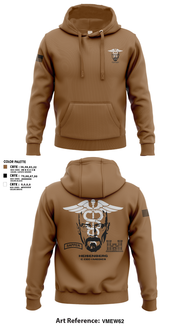 Hoodie, Heisenberg’s, Army, Teamtime, Team time, sublimation, custom sports apparel, team uniforms, spirit wear, spiritwear, sports uniforms, custom shirts, team store, custom team store, fundraiser sports, apparel fundraiser