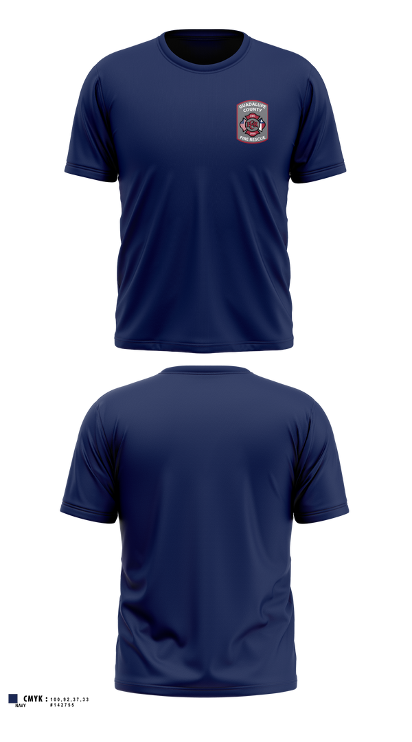 Guadalupe County Fire Rescue Short Sleeve Performance Shirt - 3