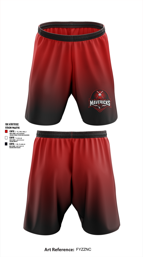 West Texas Mavericks Athletic Shorts With Pockets - 5