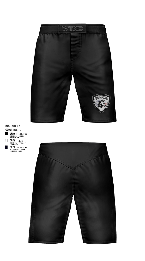 WTXC Fight Club Fight Shorts - 4