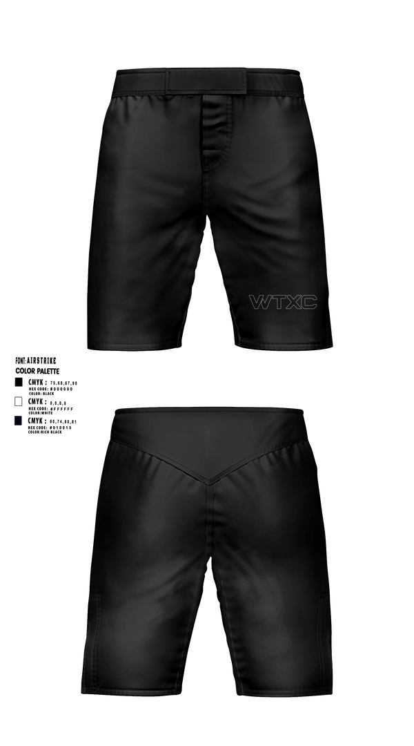 WTXC Fight Club Fight Shorts - 5