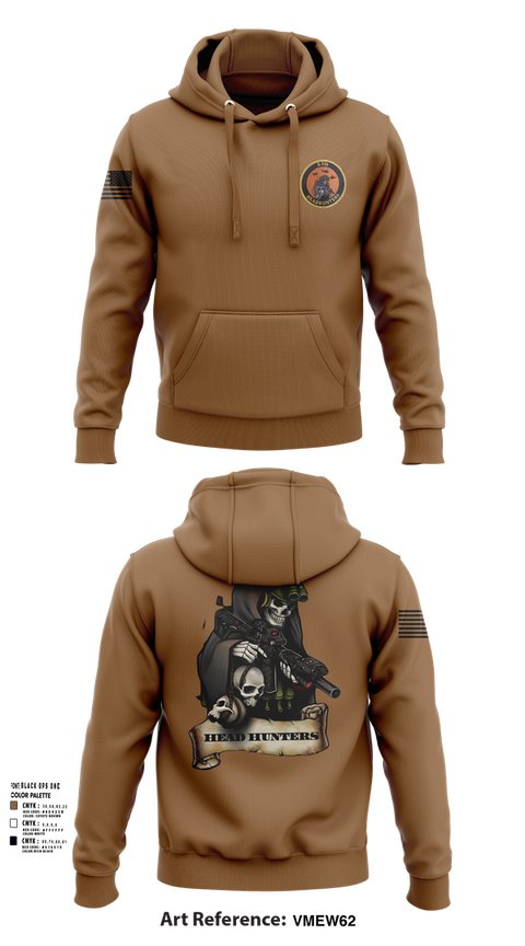 Hoodie, HHC 2-135th AVN REG, , Teamtime, Team time, sublimation, custom sports apparel, team uniforms, spirit wear, spiritwear, sports uniforms, custom shirts, team store, custom team store, fundraiser sports, apparel fundraiser