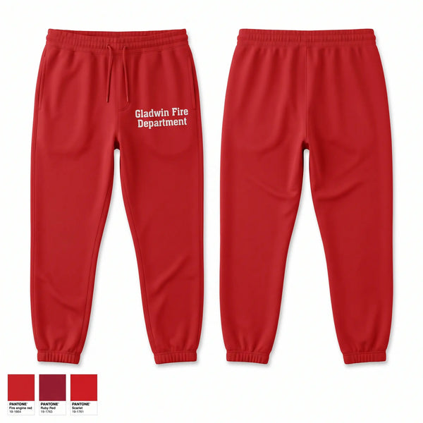 Sweatpants, Gladwin Fire Department, Fire Department, Teamtime, Team time, sublimation, custom sports apparel, team uniforms, spirit wear, spiritwear, sports uniforms, custom shirts, team store, custom team store, fundraiser sports, apparel fundraiser