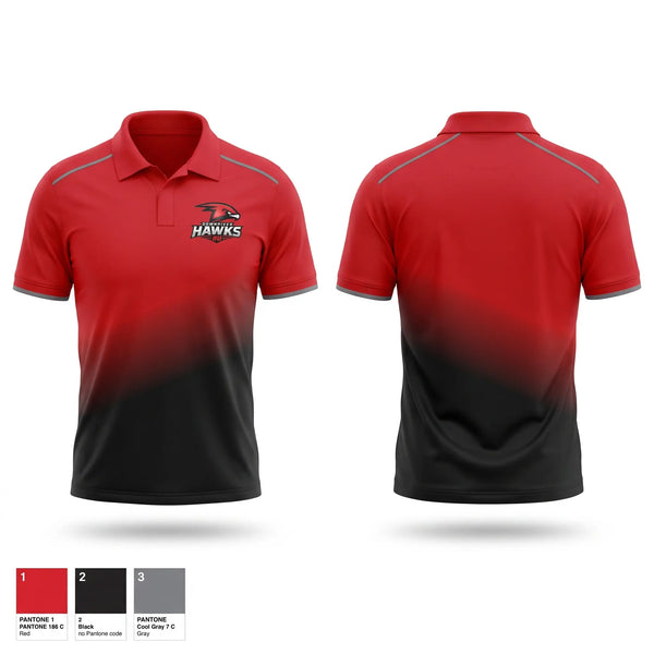 Short Sleeve Performance Polo, Downriver Hawks, Baseball, Teamtime, Team time, sublimation, custom sports apparel, team uniforms, spirit wear, spiritwear, sports uniforms, custom shirts, team store, custom team store, fundraiser sports, apparel fundraiser