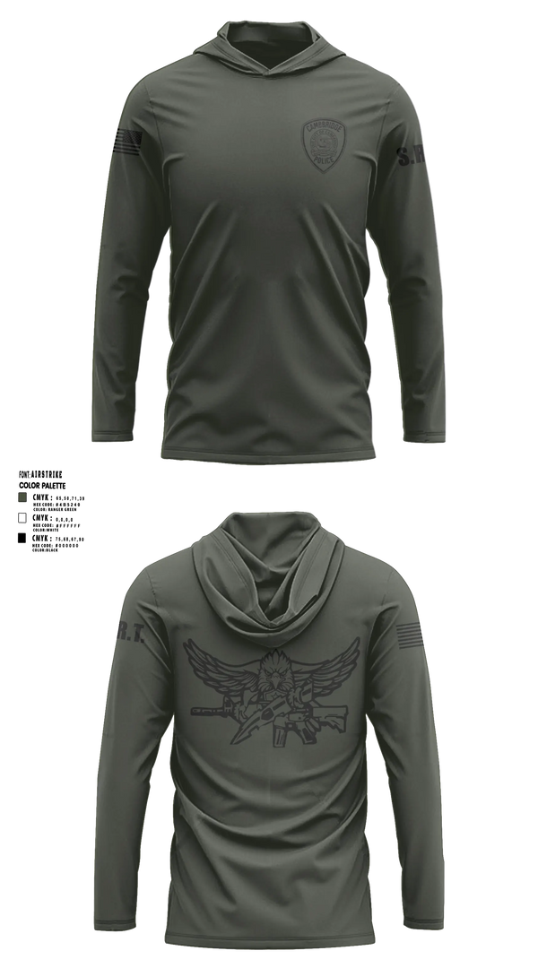 Cambridge SRT Long Sleeve hooded sunshirt - 1