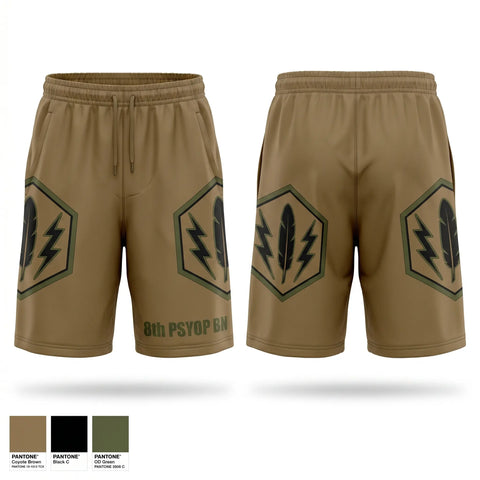 Athletic Shorts With Pockets, 8th PSYOP BN, Army, Teamtime, Team time, sublimation, custom sports apparel, team uniforms, spirit wear, spiritwear, sports uniforms, custom shirts, team store, custom team store, fundraiser sports, apparel fundraiser