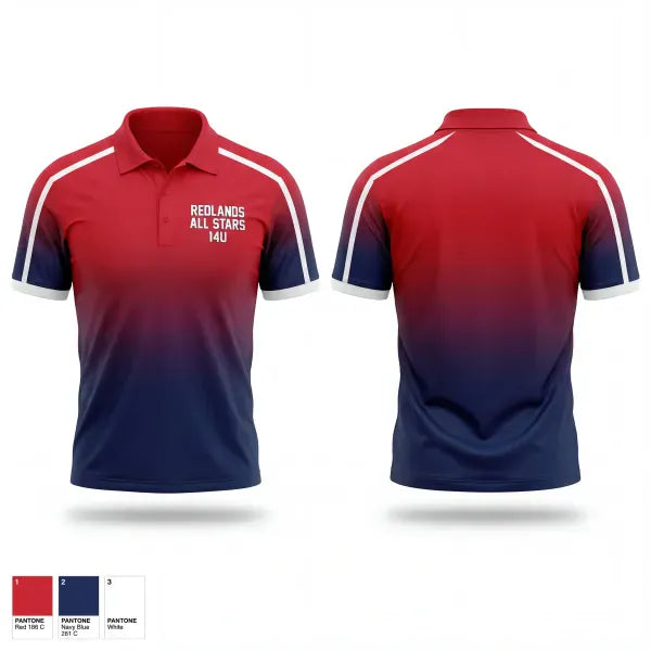 Short Sleeve Performance Polo, Redlands All Stars 14u, Softball, Teamtime, Team time, sublimation, custom sports apparel, team uniforms, spirit wear, spiritwear, sports uniforms, custom shirts, team store, custom team store, fundraiser sports, apparel fundraiser
