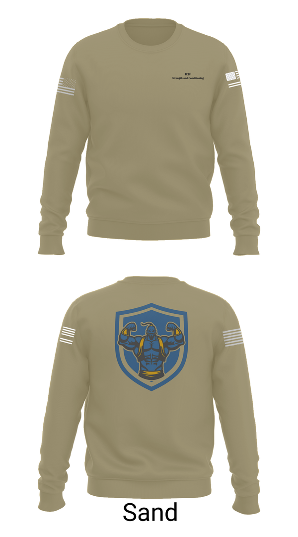 Crew Neck Sweatshirt, 3rd Chemical Brigade H2F, Army, Teamtime, Team time, sublimation, custom sports apparel, team uniforms, spirit wear, spiritwear, sports uniforms, custom shirts, team store, custom team store, fundraiser sports, apparel fundraiser