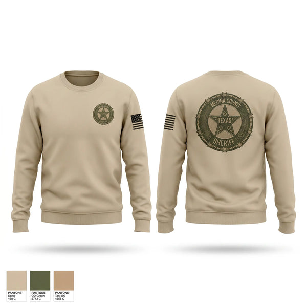 Crew Neck Sweatshirt, Medina County Sheriff’s Office, Police, Teamtime, Team time, sublimation, custom sports apparel, team uniforms, spirit wear, spiritwear, sports uniforms, custom shirts, team store, custom team store, fundraiser sports, apparel fundraiser