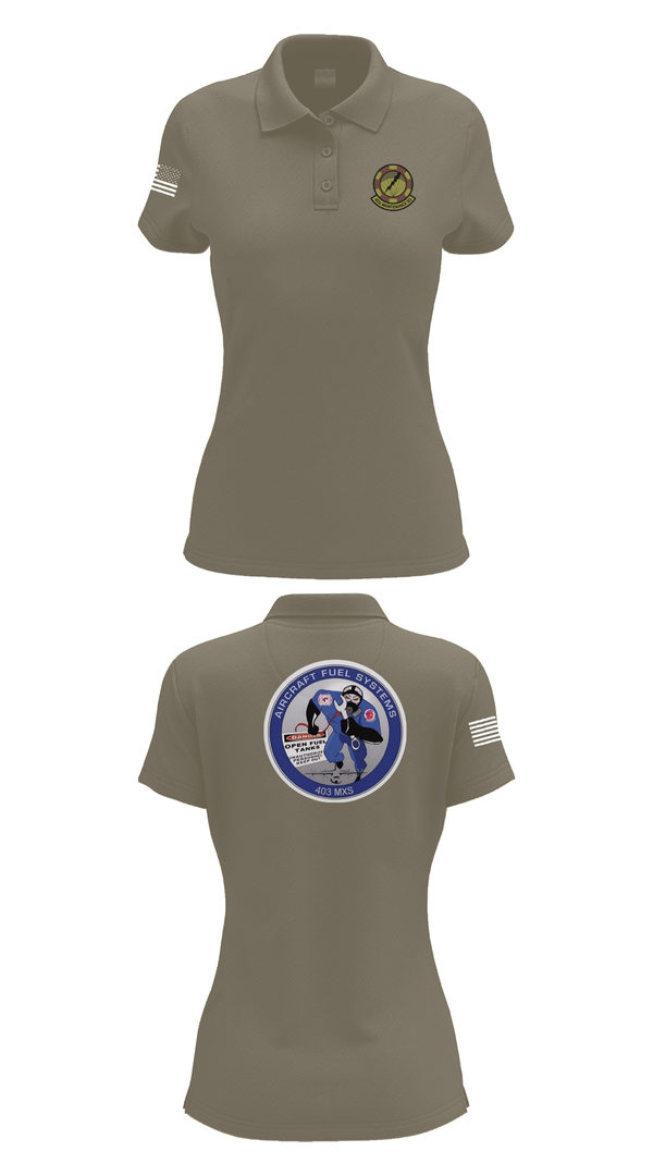 Womens Short Sleeve Performance Polo, 403 MXS, , Teamtime, Team time, sublimation, custom sports apparel, team uniforms, spirit wear, spiritwear, sports uniforms, custom shirts, team store, custom team store, fundraiser sports, apparel fundraiser
