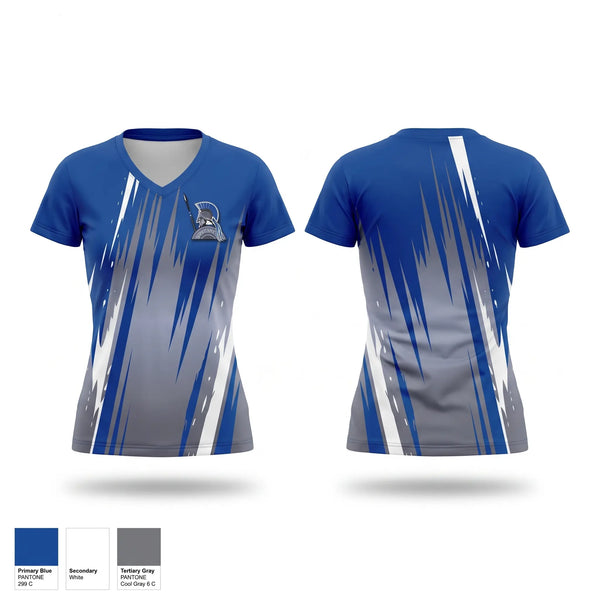 Womens Short Sleeve Vneck Shirt, Southeast Spartans, Men's Soccer, Teamtime, Team time, sublimation, custom sports apparel, team uniforms, spirit wear, spiritwear, sports uniforms, custom shirts, team store, custom team store, fundraiser sports, apparel fundraiser