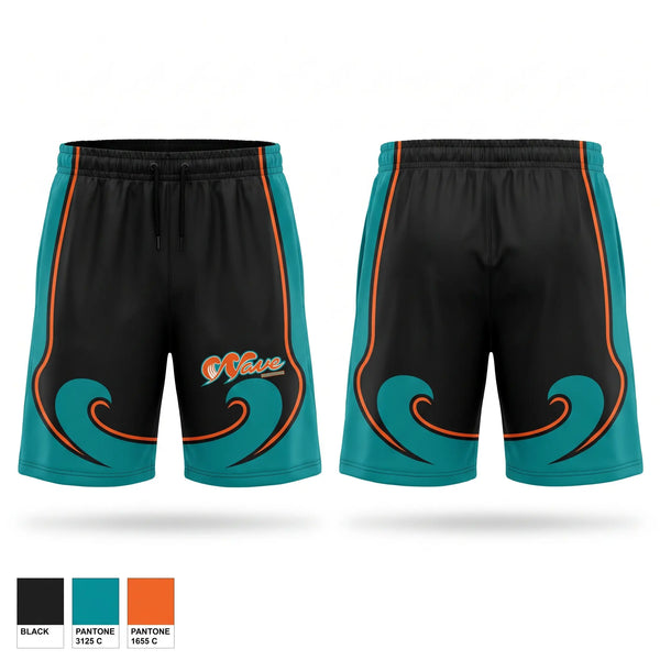 Athletic Shorts With Pockets, WAVE, Softball, Teamtime, Team time, sublimation, custom sports apparel, team uniforms, spirit wear, spiritwear, sports uniforms, custom shirts, team store, custom team store, fundraiser sports, apparel fundraiser
