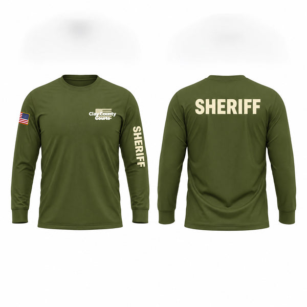 Long Sleeve Performance Shirt, Clay County Courts, Police, Teamtime, Team time, sublimation, custom sports apparel, team uniforms, spirit wear, spiritwear, sports uniforms, custom shirts, team store, custom team store, fundraiser sports, apparel fundraiser