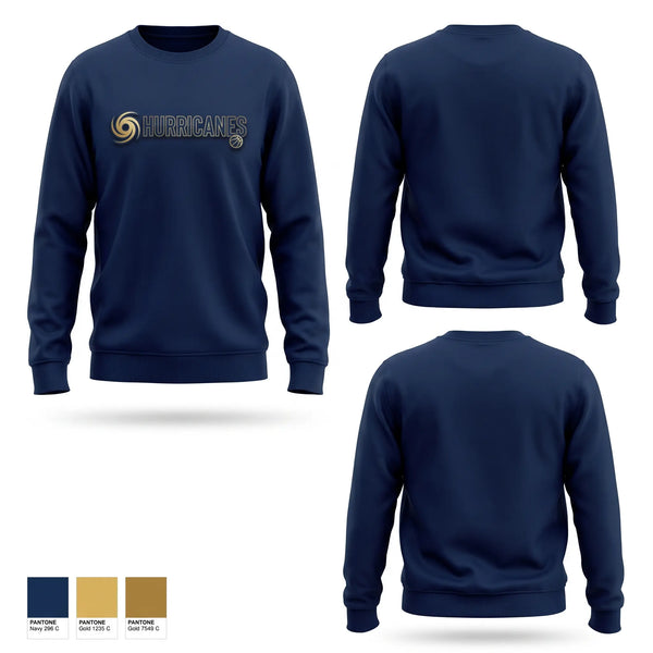 Crew Neck Sweatshirt, Bluffton Hurricanes, Women's Basketball, Teamtime, Team time, sublimation, custom sports apparel, team uniforms, spirit wear, spiritwear, sports uniforms, custom shirts, team store, custom team store, fundraiser sports, apparel fundraiser