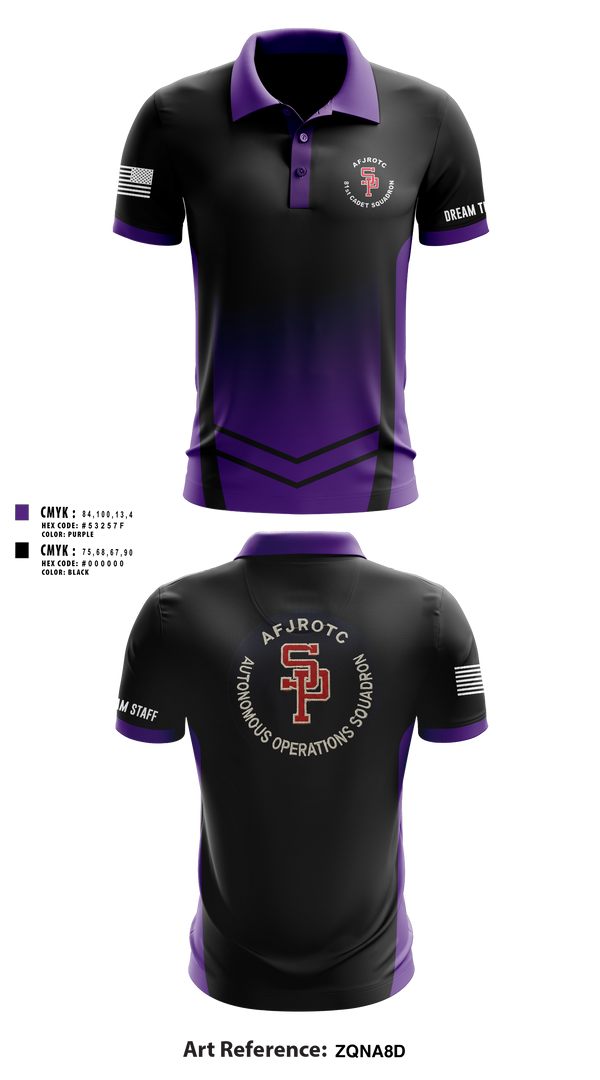 Short Sleeve Performance Polo, AFJROTC MS-081 DRONE TEAM, , Teamtime, Team time, sublimation, custom sports apparel, team uniforms, spirit wear, spiritwear, sports uniforms, custom shirts, team store, custom team store, fundraiser sports, apparel fundraiser