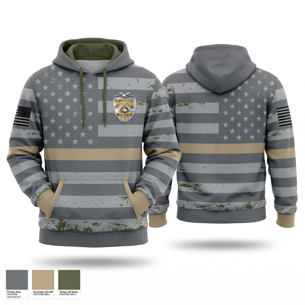 Hoodie, Wakarusa, Police, Teamtime, Team time, sublimation, custom sports apparel, team uniforms, spirit wear, spiritwear, sports uniforms, custom shirts, team store, custom team store, fundraiser sports, apparel fundraiser