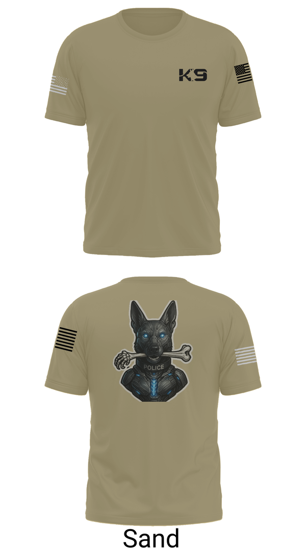 Short Sleeve Performance Shirt, Willoughby K9, Police, Teamtime, Team time, sublimation, custom sports apparel, team uniforms, spirit wear, spiritwear, sports uniforms, custom shirts, team store, custom team store, fundraiser sports, apparel fundraiser