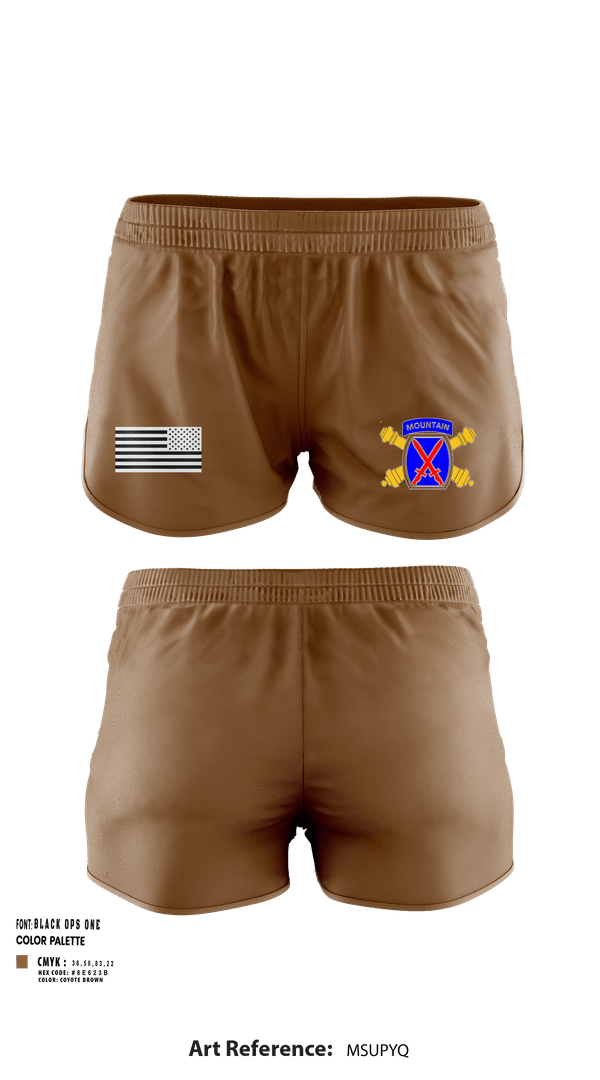Ranger Panties, 10mtn FIST, , Teamtime, Team time, sublimation, custom sports apparel, team uniforms, spirit wear, spiritwear, sports uniforms, custom shirts, team store, custom team store, fundraiser sports, apparel fundraiser