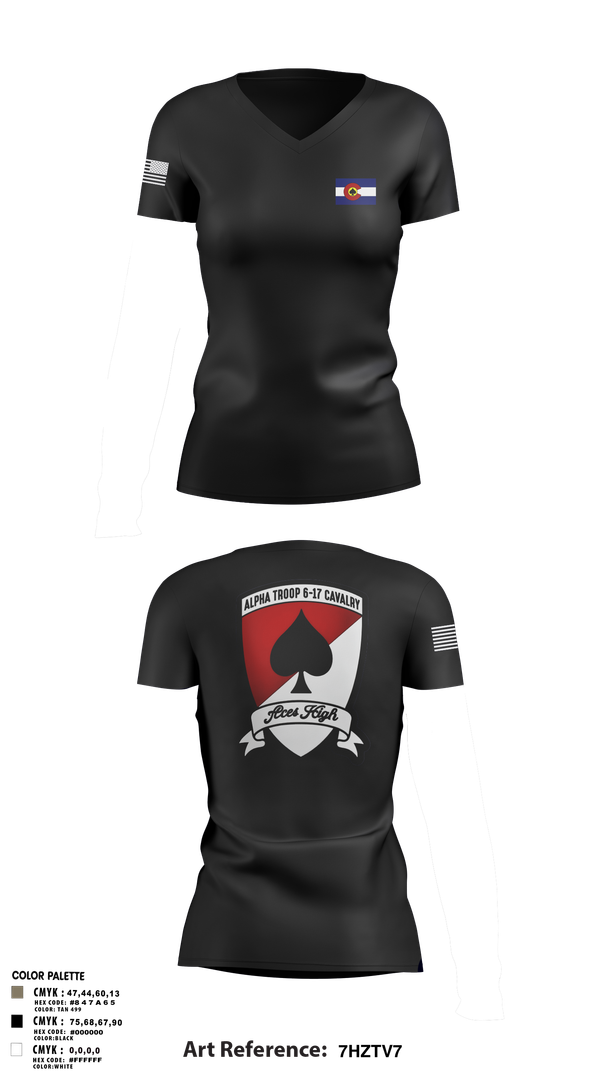Womens Short Sleeve Vneck Shirt, A-TRP 6-17 ACS, , Teamtime, Team time, sublimation, custom sports apparel, team uniforms, spirit wear, spiritwear, sports uniforms, custom shirts, team store, custom team store, fundraiser sports, apparel fundraiser