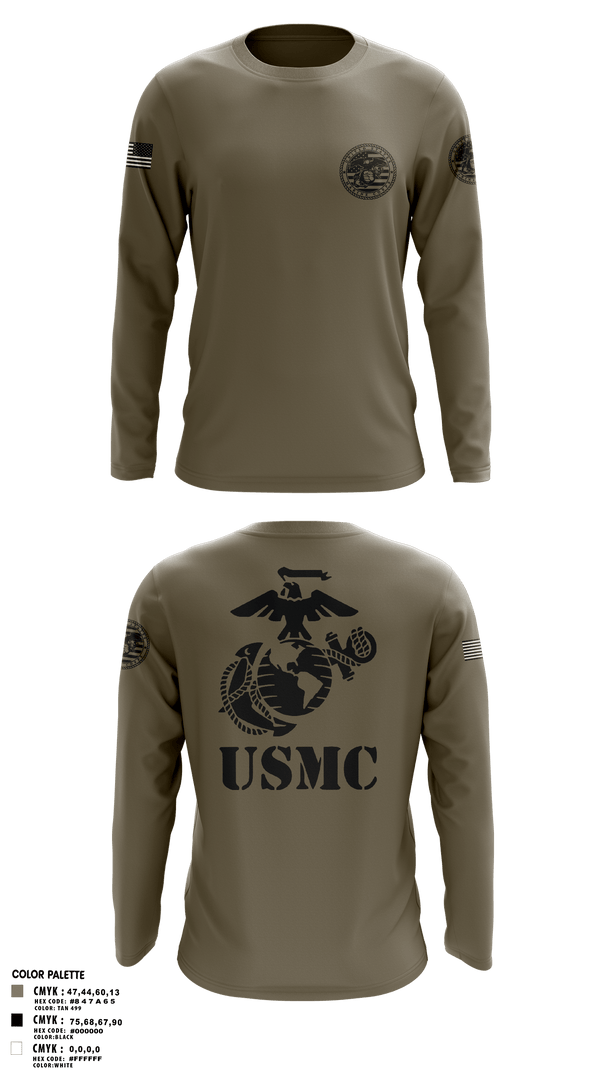 Long Sleeve Performance Shirt, Marines, Marines, Teamtime, Team time, sublimation, custom sports apparel, team uniforms, spirit wear, spiritwear, sports uniforms, custom shirts, team store, custom team store, fundraiser sports, apparel fundraiser