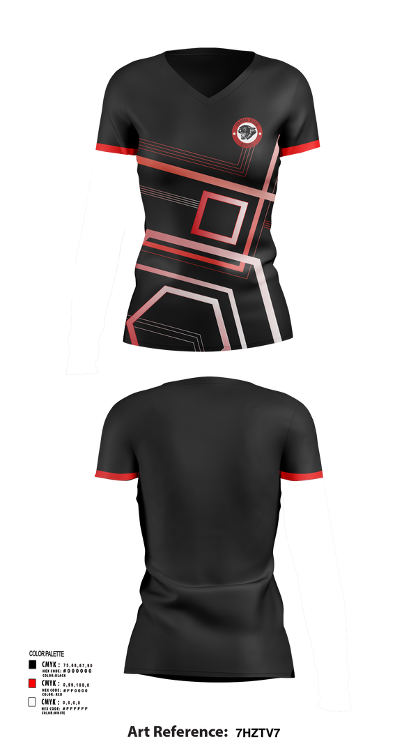 Women's Short Sleeve Vneck Shirt, Parma High School Soccer, Women's Soccer, Teamtime, Team time, sublimation, custom sports apparel, team uniforms, spirit wear, spiritwear, sports uniforms, custom shirts, team store, custom team store, fundraiser sports, apparel fundraiser