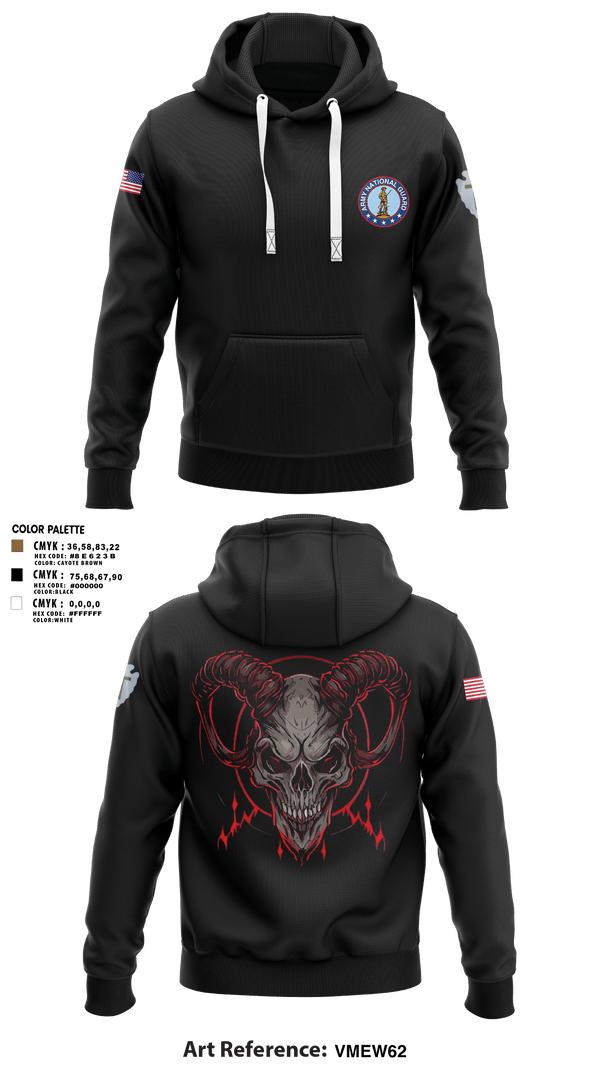 Hoodie, Delta Company 3-144th Infantry, National Guard, Teamtime, Team time, sublimation, custom sports apparel, team uniforms, spirit wear, spiritwear, sports uniforms, custom shirts, team store, custom team store, fundraiser sports, apparel fundraiser