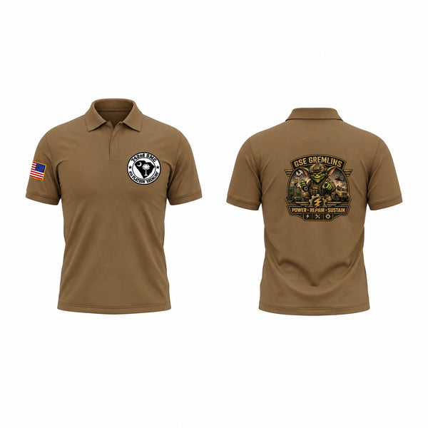 Short Sleeve Performance Polo, 742nd 4th PLT, National Guard, Teamtime, Team time, sublimation, custom sports apparel, team uniforms, spirit wear, spiritwear, sports uniforms, custom shirts, team store, custom team store, fundraiser sports, apparel fundraiser