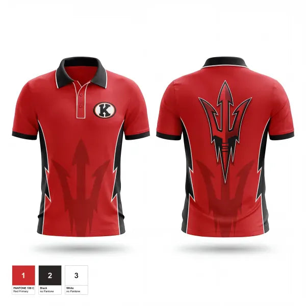 Short Sleeve Performance Polo, Kathleen Red Devils, , Teamtime, Team time, sublimation, custom sports apparel, team uniforms, spirit wear, spiritwear, sports uniforms, custom shirts, team store, custom team store, fundraiser sports, apparel fundraiser