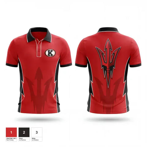 Short Sleeve Performance Polo, Kathleen Red Devils, , Teamtime, Team time, sublimation, custom sports apparel, team uniforms, spirit wear, spiritwear, sports uniforms, custom shirts, team store, custom team store, fundraiser sports, apparel fundraiser
