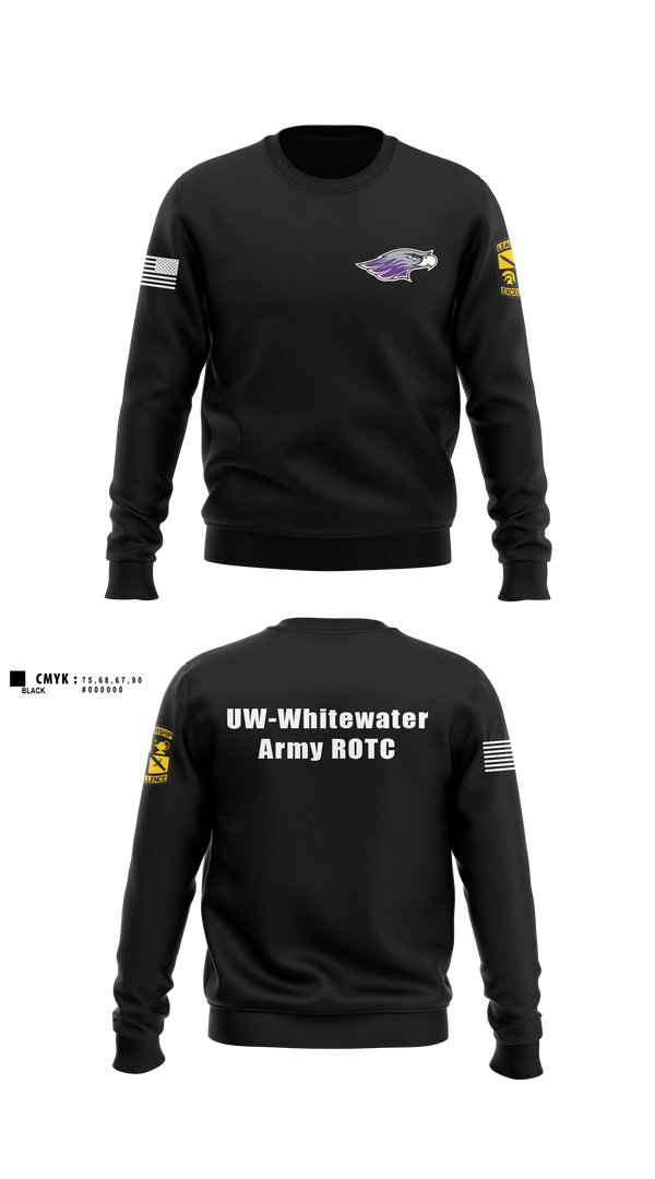 Crew Neck Sweatshirt, Warhawks, Army, Teamtime, Team time, sublimation, custom sports apparel, team uniforms, spirit wear, spiritwear, sports uniforms, custom shirts, team store, custom team store, fundraiser sports, apparel fundraiser