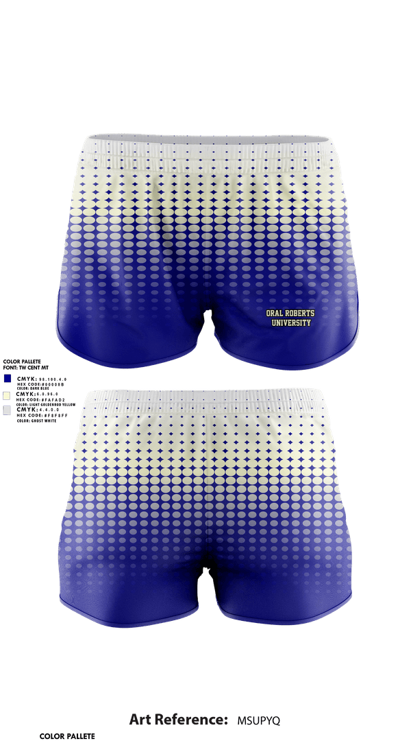 Track Shorts, Oral Roberts University, , Teamtime, Team time, sublimation, custom sports apparel, team uniforms, spirit wear, spiritwear, sports uniforms, custom shirts, team store, custom team store, fundraiser sports, apparel fundraiser