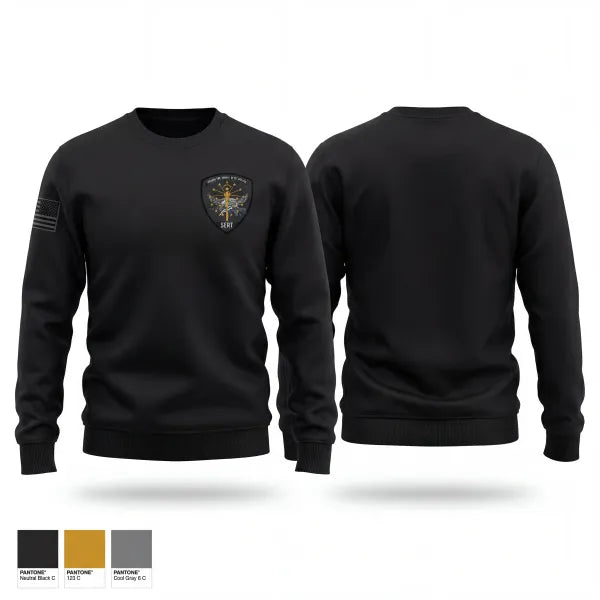 Crew Neck Sweatshirt, SERT, Police, Teamtime, Team time, sublimation, custom sports apparel, team uniforms, spirit wear, spiritwear, sports uniforms, custom shirts, team store, custom team store, fundraiser sports, apparel fundraiser