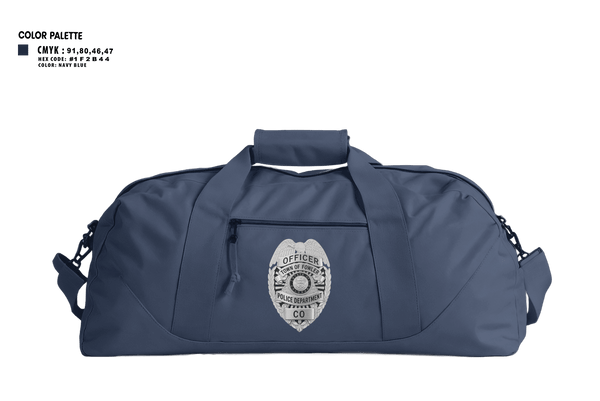 Duffle Bag, Fowler Police Department, Police, Teamtime, Team time, sublimation, custom sports apparel, team uniforms, spirit wear, spiritwear, sports uniforms, custom shirts, team store, custom team store, fundraiser sports, apparel fundraiser