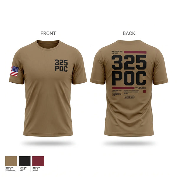 Short Sleeve Performance Shirt, 325 POC, Army, Teamtime, Team time, sublimation, custom sports apparel, team uniforms, spirit wear, spiritwear, sports uniforms, custom shirts, team store, custom team store, fundraiser sports, apparel fundraiser