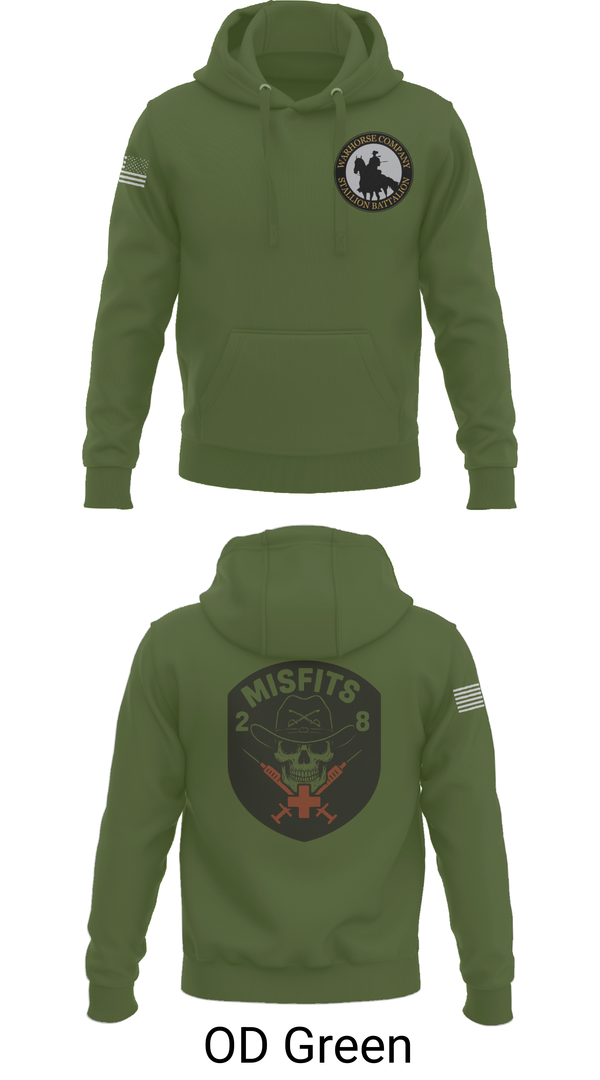 Hoodie, 2-8 Cav, HHC, Medic Platoon, , Teamtime, Team time, sublimation, custom sports apparel, team uniforms, spirit wear, spiritwear, sports uniforms, custom shirts, team store, custom team store, fundraiser sports, apparel fundraiser