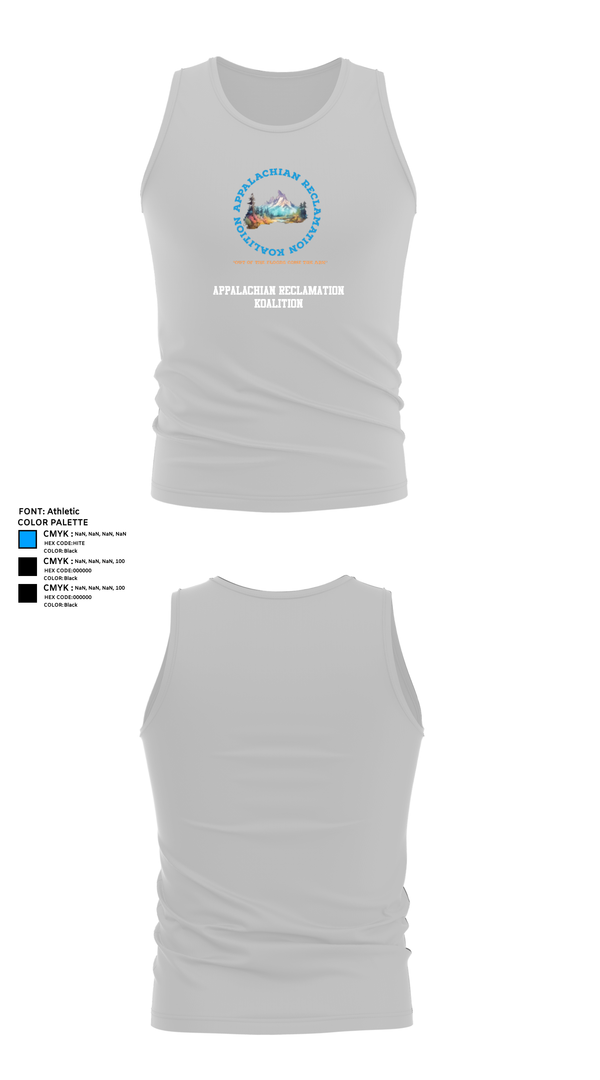 Tank Top, Appalachian Reclamation Koalition, , Teamtime, Team time, sublimation, custom sports apparel, team uniforms, spirit wear, spiritwear, sports uniforms, custom shirts, team store, custom team store, fundraiser sports, apparel fundraiser