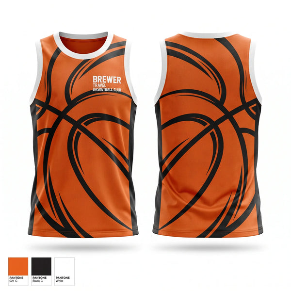 Mens Basketball Jersey, Brewer Travel Basketball Club, Men's Basketball, Teamtime, Team time, sublimation, custom sports apparel, team uniforms, spirit wear, spiritwear, sports uniforms, custom shirts, team store, custom team store, fundraiser sports, apparel fundraiser
