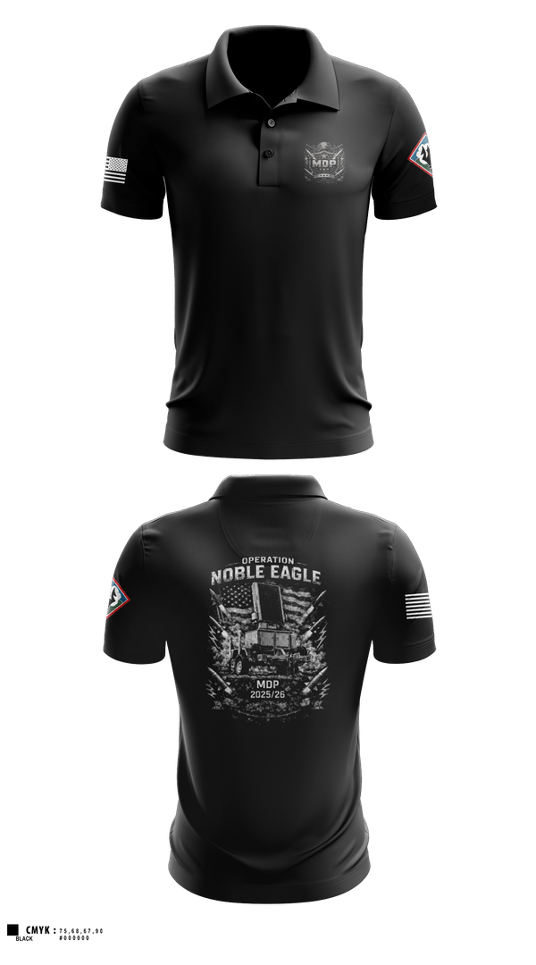 Short Sleeve Performance Polo, 204th MDP, Army, Teamtime, Team time, sublimation, custom sports apparel, team uniforms, spirit wear, spiritwear, sports uniforms, custom shirts, team store, custom team store, fundraiser sports, apparel fundraiser
