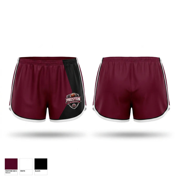 Womens Shorts, Preston Panthers, , Teamtime, Team time, sublimation, custom sports apparel, team uniforms, spirit wear, spiritwear, sports uniforms, custom shirts, team store, custom team store, fundraiser sports, apparel fundraiser