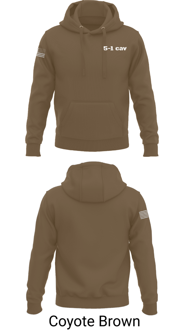 Hoodie, 5-1 cav, Army, Teamtime, Team time, sublimation, custom sports apparel, team uniforms, spirit wear, spiritwear, sports uniforms, custom shirts, team store, custom team store, fundraiser sports, apparel fundraiser