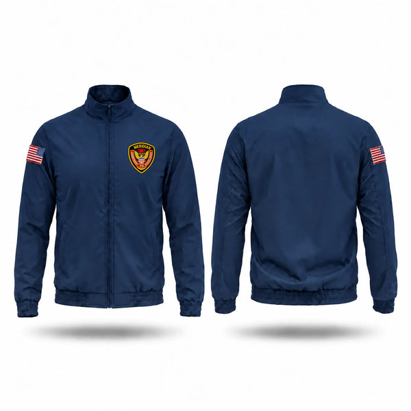 Windbreaker, Meridian Police Department, Police, Teamtime, Team time, sublimation, custom sports apparel, team uniforms, spirit wear, spiritwear, sports uniforms, custom shirts, team store, custom team store, fundraiser sports, apparel fundraiser
