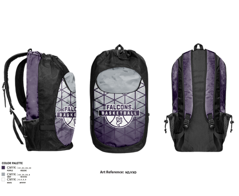 Gear Bag, Lincoln Northwest Basketball, Men's Basketball, Teamtime, Team time, sublimation, custom sports apparel, team uniforms, spirit wear, spiritwear, sports uniforms, custom shirts, team store, custom team store, fundraiser sports, apparel fundraiser